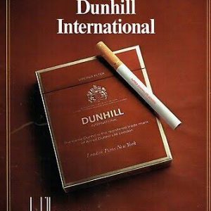 Dunhill International  (Pkt Price Rs. 380) 20 Cigarettes, *Minimum Order Rs.8000/-*