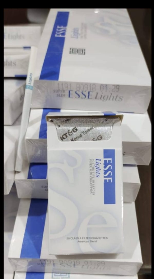 Ess lights (Pkt Price Rs. 90) 20 Cigarettes, *Minimum Order Rs.8000/-*
